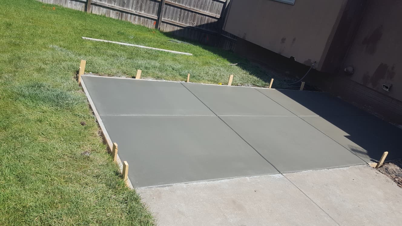 Patios and slabs
