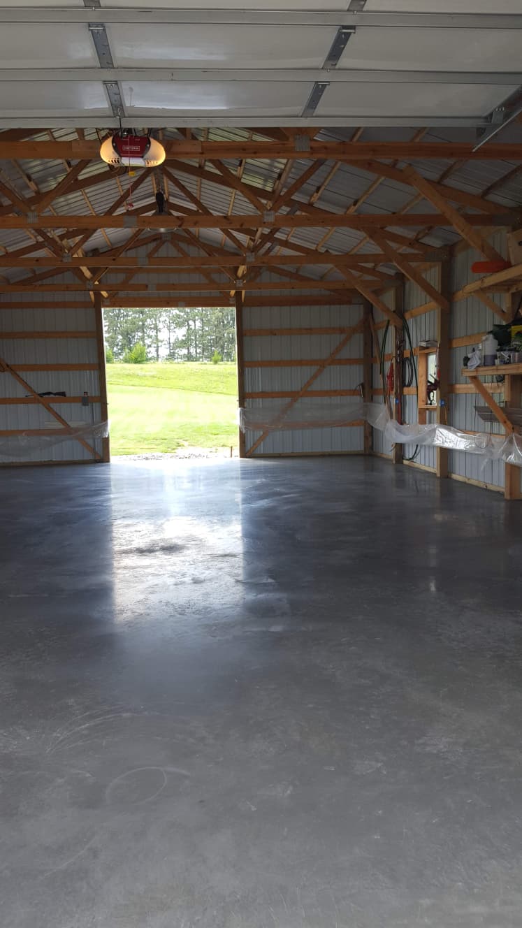 Concrete floor project